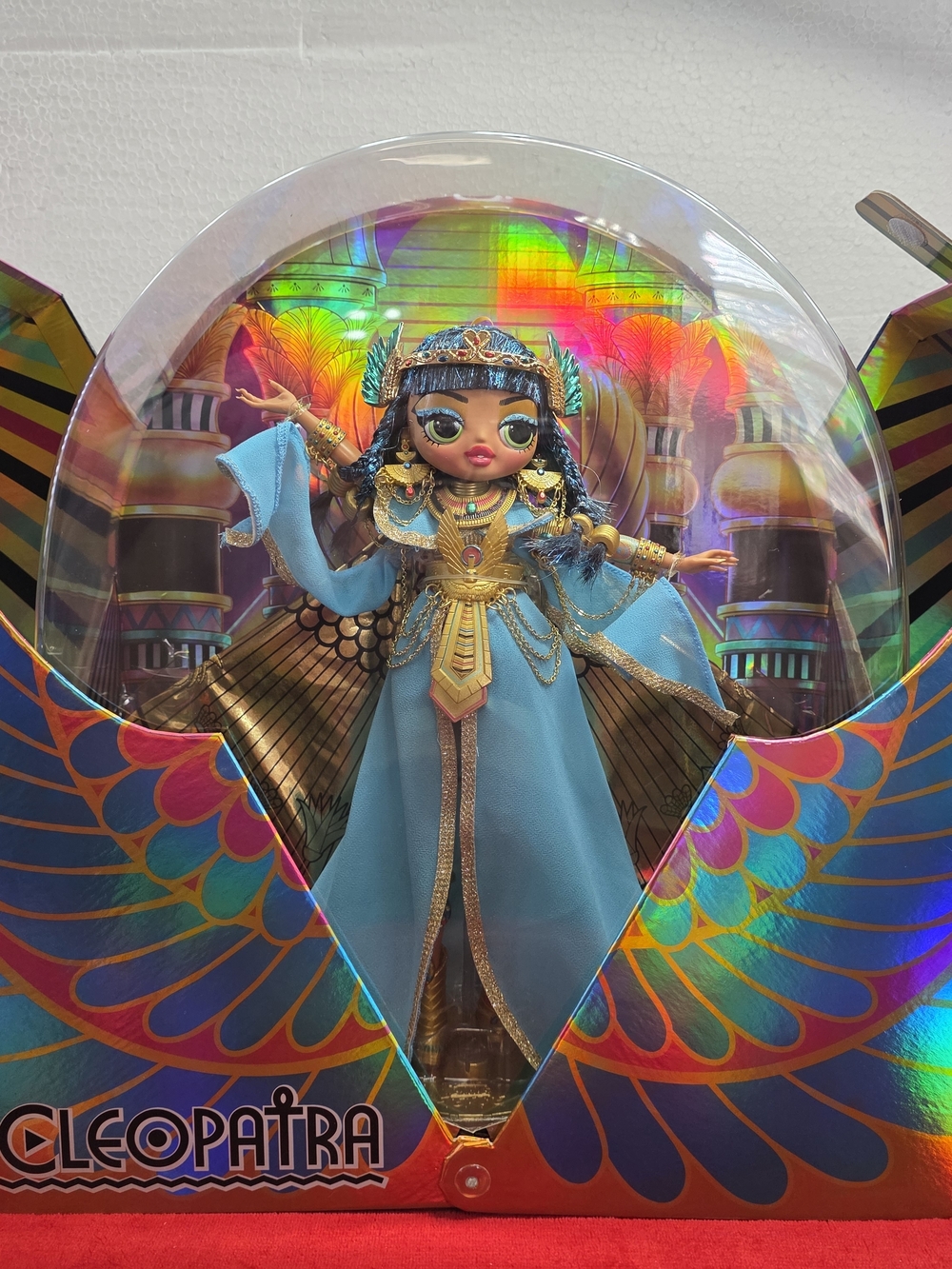 Patra Cleopatra Doll in Light Blue and Gold Regal Outfit